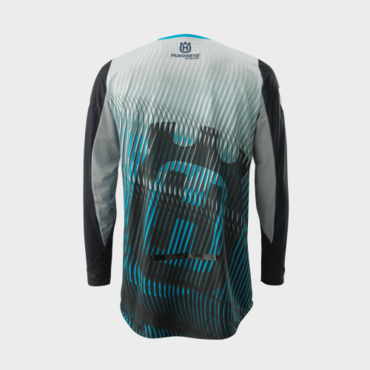 Мотоджерси Husqvarna Railed Shirt Air, blue white (L, Взрослая  Кросс эндуро) - миниатюра 1
