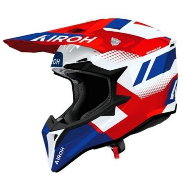 Шлем AIROH WRAAAP VISION Red Blue (Глянцевый) - миниатюра 2