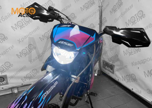 Эндуро / кроссовый мотоцикл BSE Z1 150e 19 16 HotRod Blue - фото 2