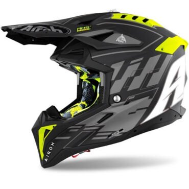 Airoh Мотошлем Aviator 3 Rampage Black Matt - миниатюра 1