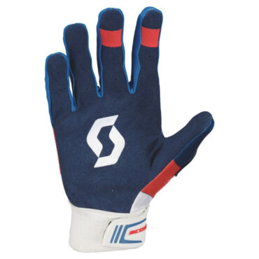 SCOTT Перчатки 450 Angled blue red - миниатюра 1