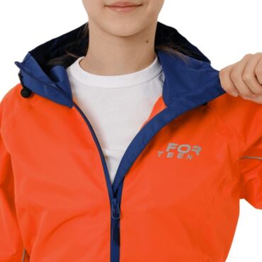 Dragonfly Комплект дождевой (куртка брюки) Active Teenager Orange - Blue (мембрана) - миниатюра 5