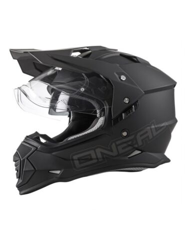 Oneal Шлем кроссовый со стеклом Sierra R V24 черный матовый
