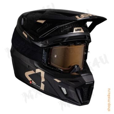 Кроссовый шлем 9.5 Carbon V25 - Черный - миниатюра 1