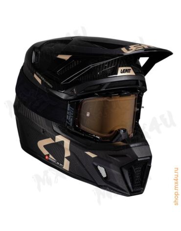 Кроссовый шлем 9.5 Carbon V25 - Черный