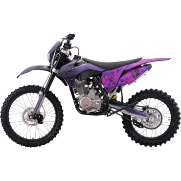 Эндуро / кроссовый мотоцикл BSE Z2 L 21\18 Split Purple - миниатюра 1