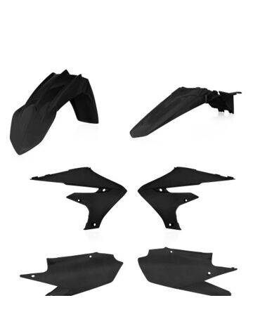 Комплект пластика Yamaha WR250F (2020 2024), WR450F (2019 2023), YZ250F (2019 2023), YZ250FX (2021 2024), YZ450F (2018 2022), YZ450FX (2021 2023), Черный