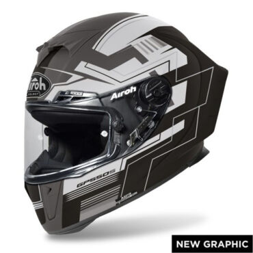 Шлем дорожный Airoh GP550 S Challenge, black matt (XL, Взрослая  Дорожная) - миниатюра 1