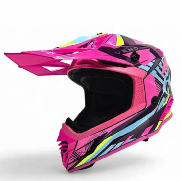 AiM Шлем RH855 (Fiber Glass) Vexo Purple Pink - миниатюра 4