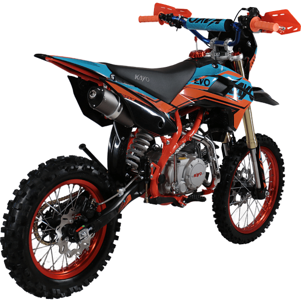 Питбайк KAYO EVOLUTION YX140EM 17 14 KRZ (механ. сцепл., эл. стартер 2022 г.) - фото 1