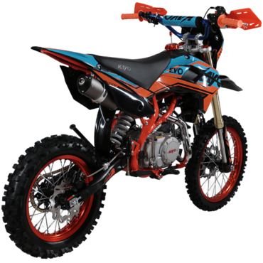 Питбайк KAYO EVOLUTION YX140EM 17 14 KRZ (механ. сцепл., эл. стартер 2022 г.) - миниатюра 1
