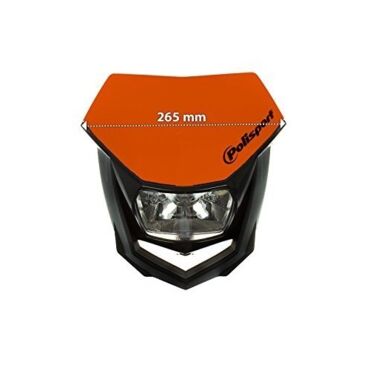 Универсальная фара POLISPORT HALO HALOGEN, Оранжевый - миниатюра 1