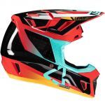 Шлем кроссовый Leatt 7.5 V25 red с очками