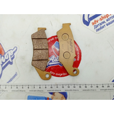 NISSIN 2P 225GS колодки тормозные перед XRV750 RD07 / A (93 03) /  XL600 97 00 / XL650 01 06 / XR250 96- / XR400 XR650L // M 20550 - миниатюра 2