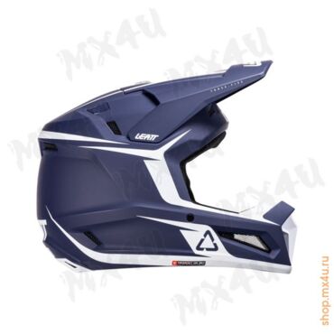 Шлем 3.5 V26 Thermoplastic + 3.5 очки Vizion - Синий - миниатюра 1