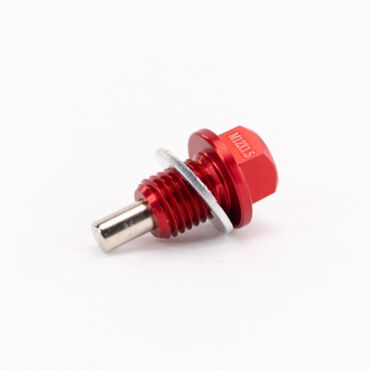 Сливной болт масла с магнитом CNC М12 х 1.5 Red - миниатюра 1