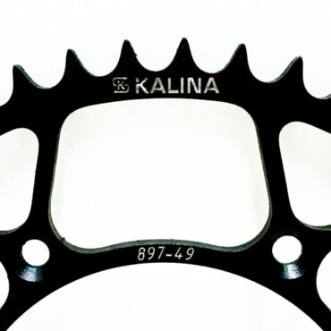 Звезда задняя стальная черная KALINA 49 зубов KTM / Husqvarna / GasGas - миниатюра 1