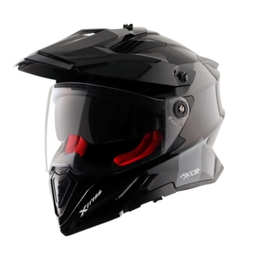 Шлем дорожный AXOR X CROSS DUAL VISOR SC E, black (L, Взрослая  Дорожная) - миниатюра 1