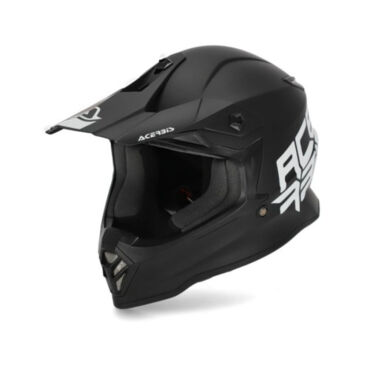 Acerbis Шлем детский IMPACT STEEL JUNIOR Black - миниатюра 2