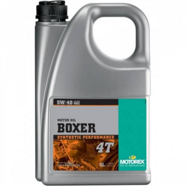MOTOREX Масло моторное BOXER 4T SAE 5W 40 JASO MA2  4L  // 304678 - миниатюра 1