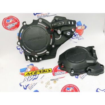 Acerbis X Power Kit KTM Комплект защиты крышек сцепления и зажигания / черный 250 300 SX 17 18 / EXC TPI / TE 17 19 ( 0023468.090 / 23468 011 090 ) - миниатюра 1