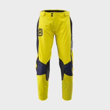 Мотоштаны Husqvarna Authentic Pants, yellow blue (36, Взрослая  Кросс эндуро) - миниатюра 1