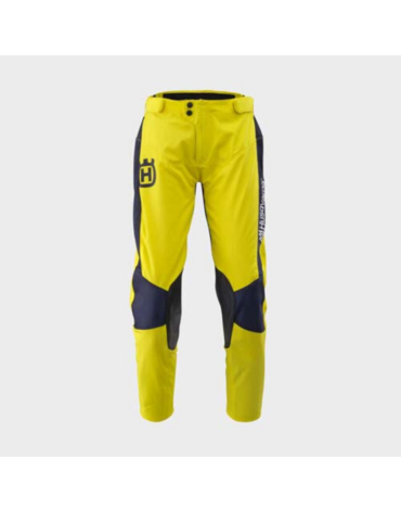 Мотоштаны Husqvarna Authentic Pants, yellow blue (36, Взрослая  Кросс эндуро)