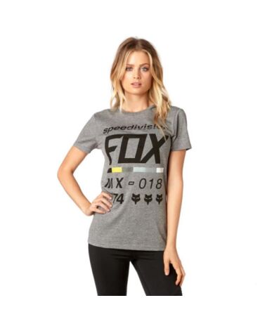 Футболка женская Fox Draftr SS Crew Tee, heather grey (S, Взрослая  Повседневная)