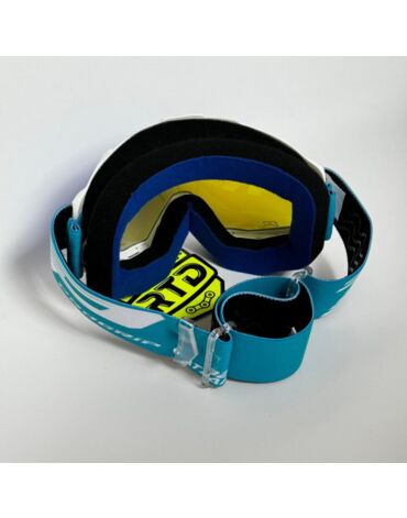 Очки Progrip Atzaki 3201 FL White Multilayer Mirror Blue Lens (синяя зеркальная линза 3253C)