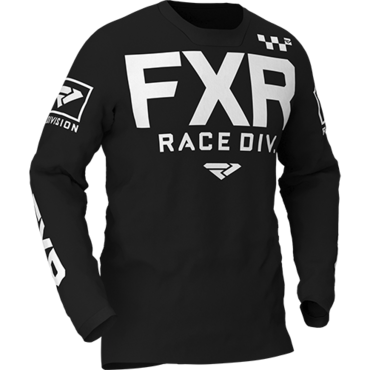 Джерси FXR HELIUM MX, Black White - миниатюра 1