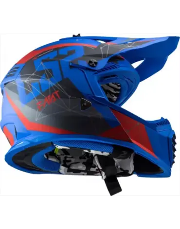 Мотошлем MX437 FAST Alpha синий матовый