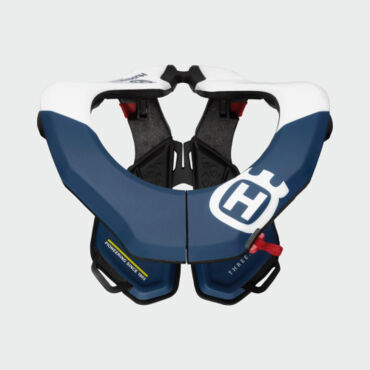 Защита шеи Leatt GPX 3,5 Brace Husqvarna, blue white (L XL, Взрослая ) - миниатюра 1