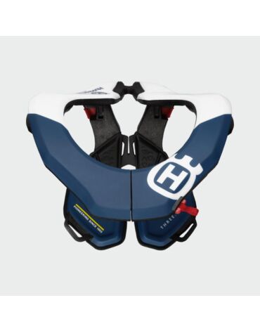 Защита шеи Leatt GPX 3,5 Brace Husqvarna, blue white (L XL, Взрослая )