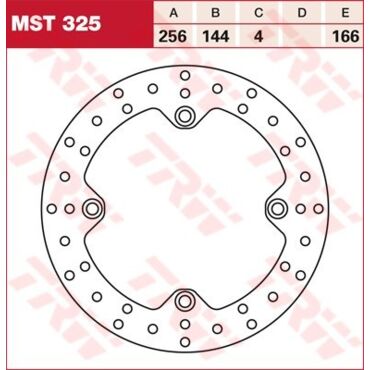 TRW MST 325 Тормозной диск  задний  (256 mm )  XRV750 / XL1000 ( 10043642 ) - миниатюра 1