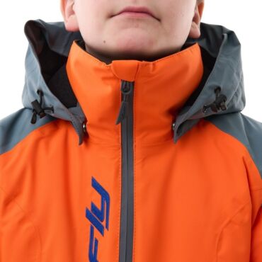 Dragonfly Зимний утепленный комбинезон Gravity Teenager Grey - Orange 2025 - миниатюра 8