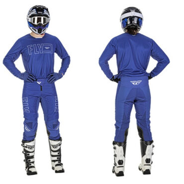 Штаны FLY RACING KINETIC FUEL Blue White - миниатюра 1