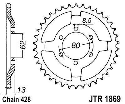 Звезда ведомая JTR1869
