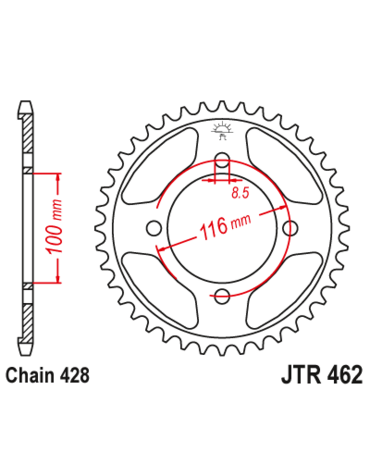 Звезда ведомая JTR462.52