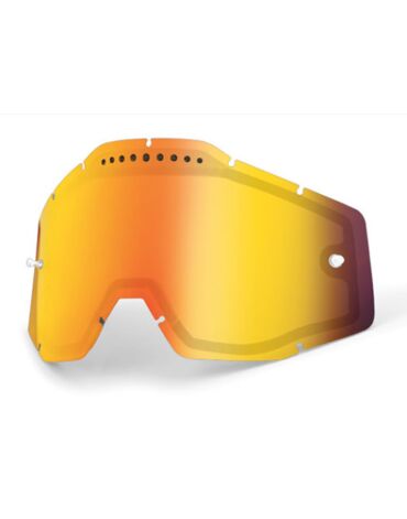 Линза 100% Racecraft Accuri Strata Vented Dual Pane Lens Anti Fog Mirror Red