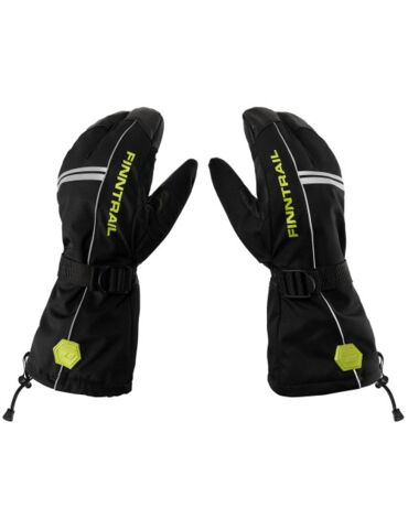 Finntrail Перчатки Lobster 2800 Graphite Yellow
