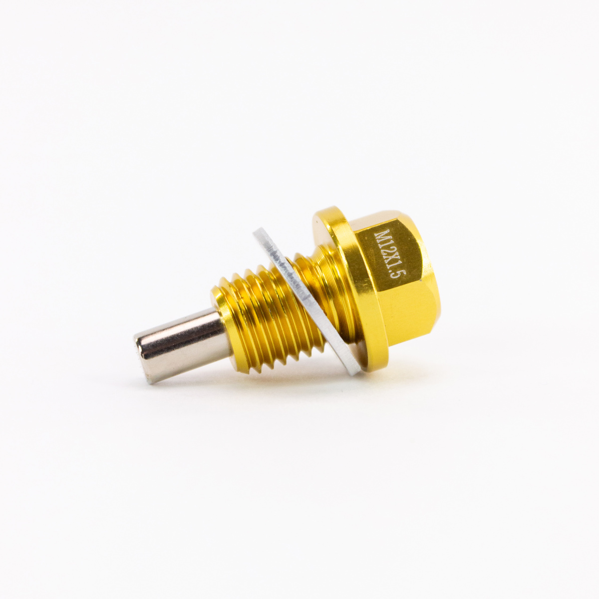 Сливной болт масла с магнитом CNC М12 х 1.5 Gold