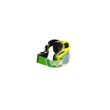 AiM Очки кроссовые (PRO) 157 950 Green White Glossy - миниатюра 2