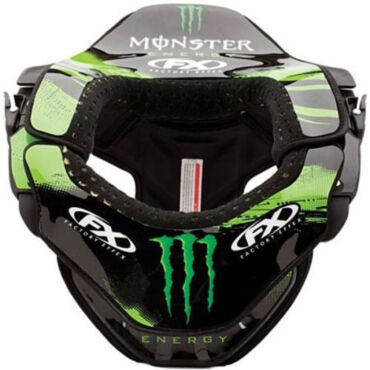 Комплект наклеек на защиту шеи Leatt Brace Monster Energy (One Size, Взрослая ) - миниатюра 1