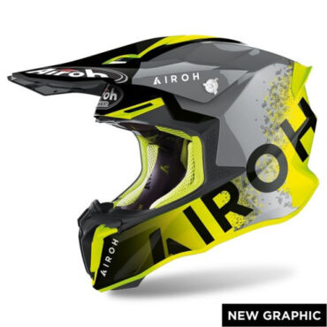 Шлем AIROH Twist 2.0 Bit Yellow Gloss (Глянцевый) - миниатюра 1