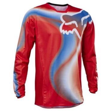 Мотоджерси Fox 180 Toxsyk Jersey, fluo red (XXL, Взрослая  Кросс эндуро) - миниатюра 1
