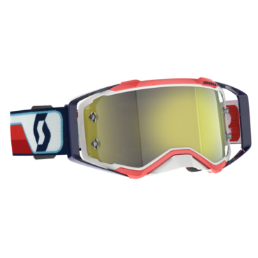 Scott Очки Prospect red white yellow chrome works - миниатюра 1