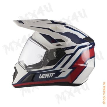 Кроссовый шлем ADV 7.5 Royal Blue Red V26 - миниатюра 2