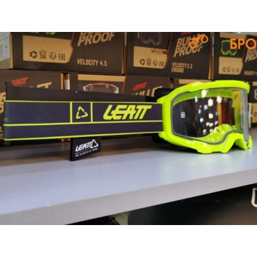 Очки Leatt Velocity 4.5 Citrus Clear 83% - миниатюра 2