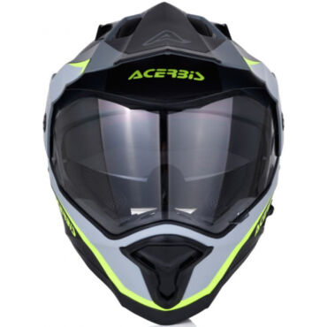 Acerbis Шлем REACTIVE GRAFFIX Black Grey - миниатюра 1