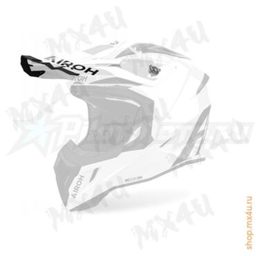 Козырек для шлема Airoh Aviator Ace 2 Color White Gloss (7195) - миниатюра 1